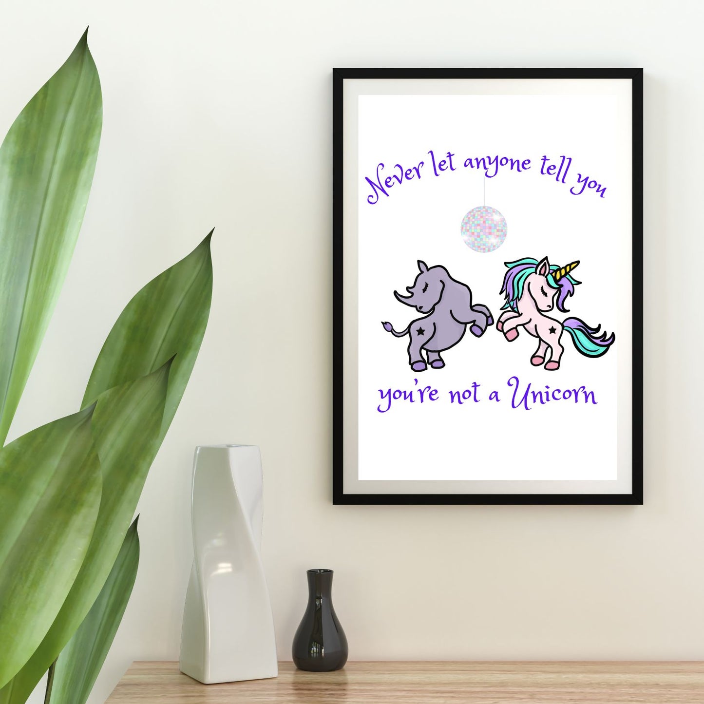 Unicorn print