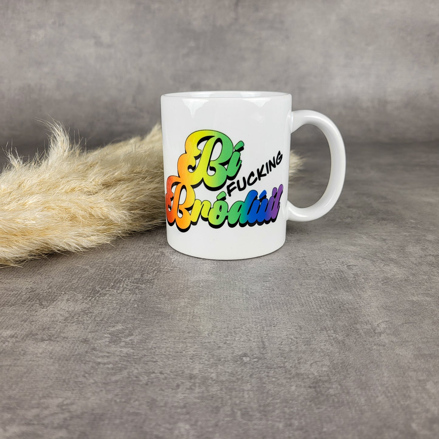 Bí fucking Bródúil mug