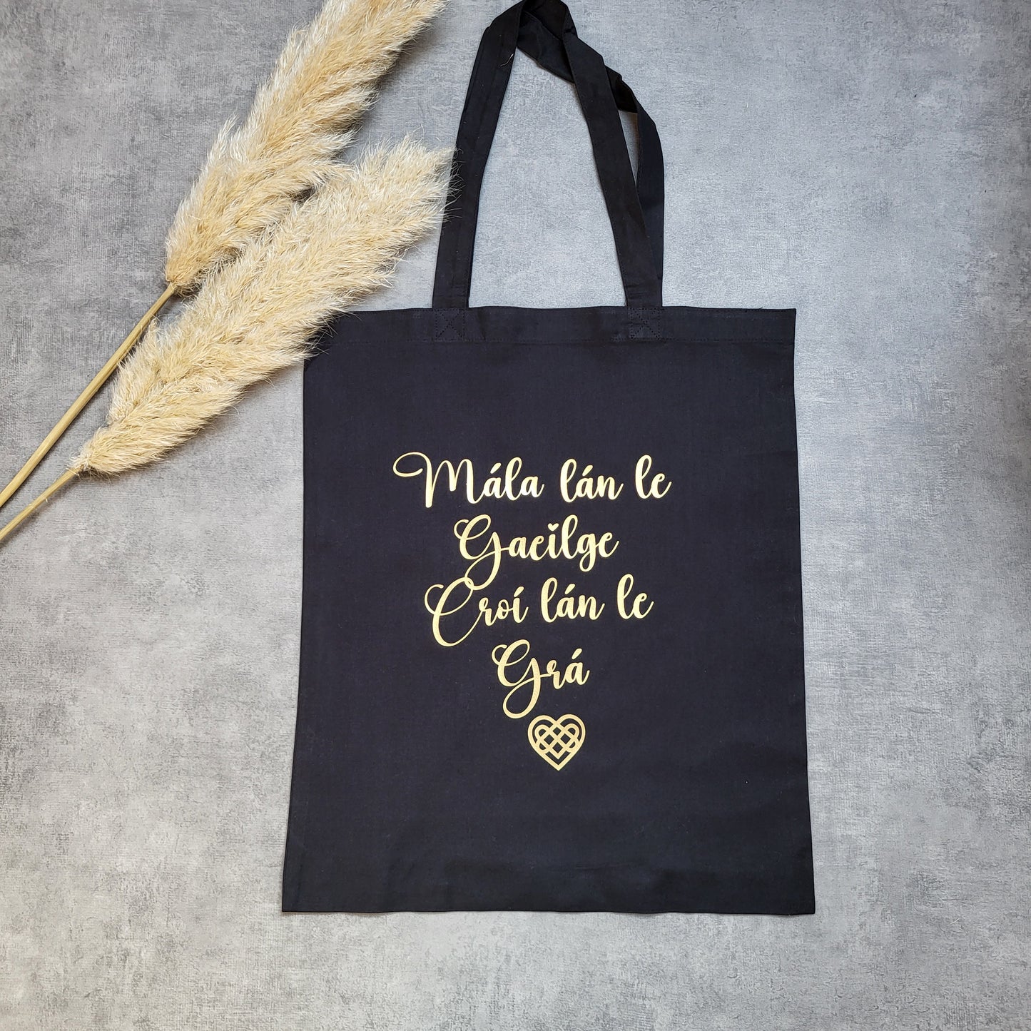 Mála lán le Gaeilge tote bag