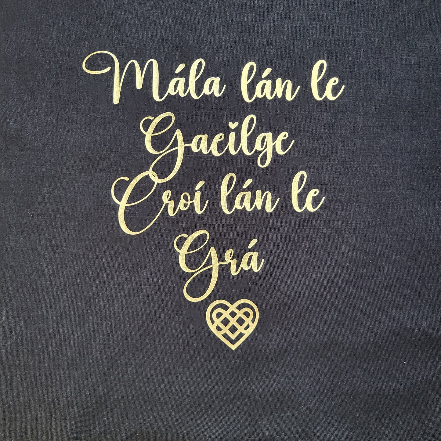 Mála lán le Gaeilge tote bag