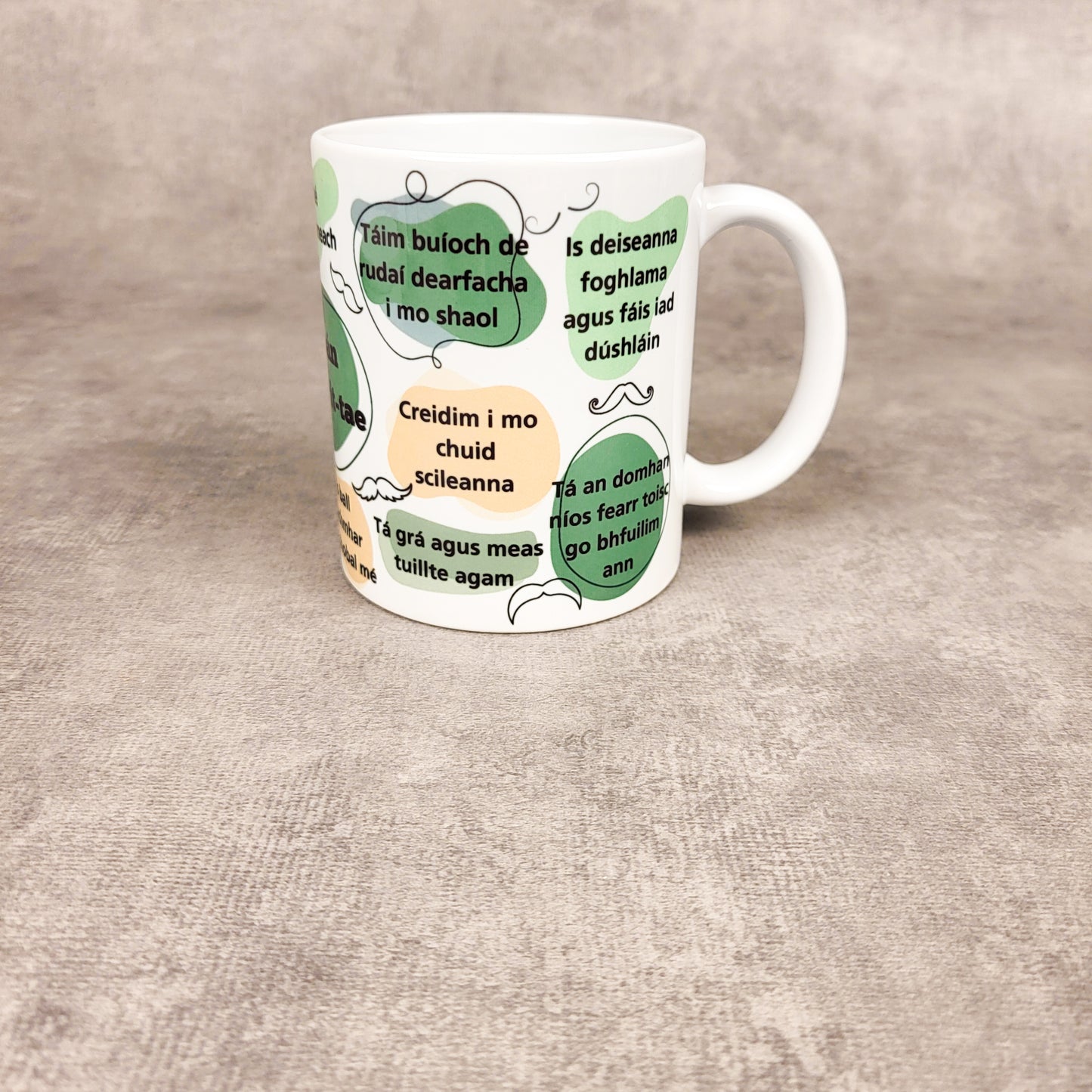 Cupán positivit-tae(green) mug