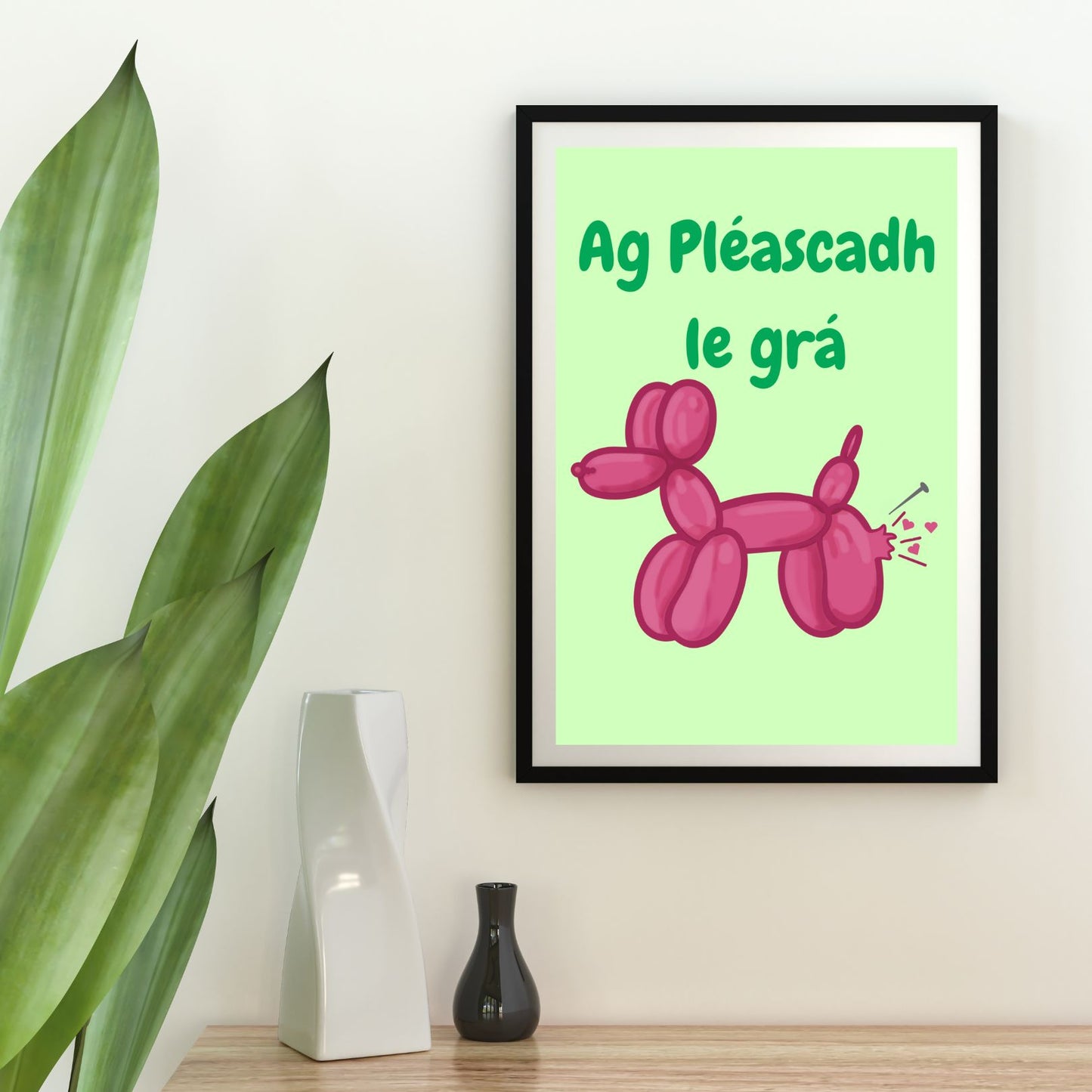 Ag Pléascadh le grá print