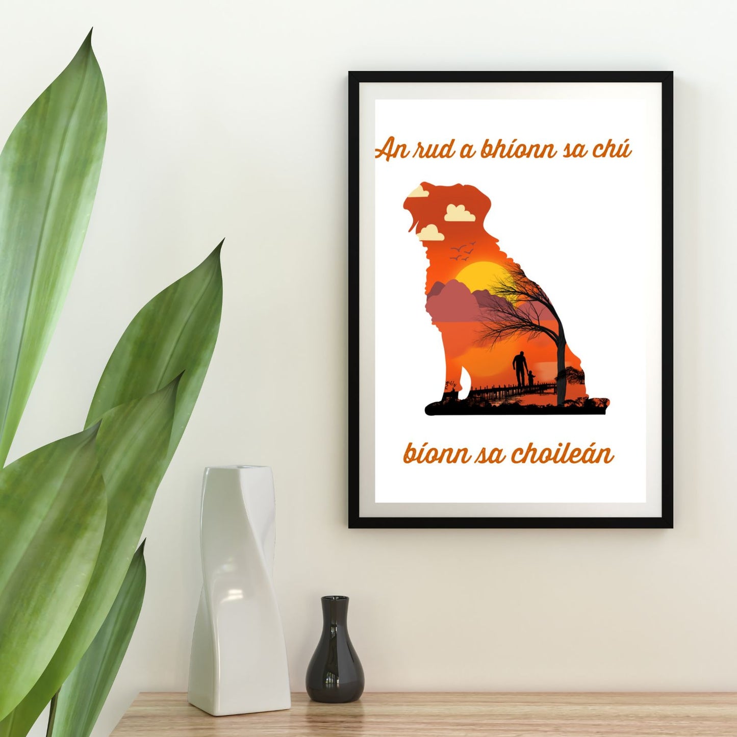 An rud a bhíonn sa chú print