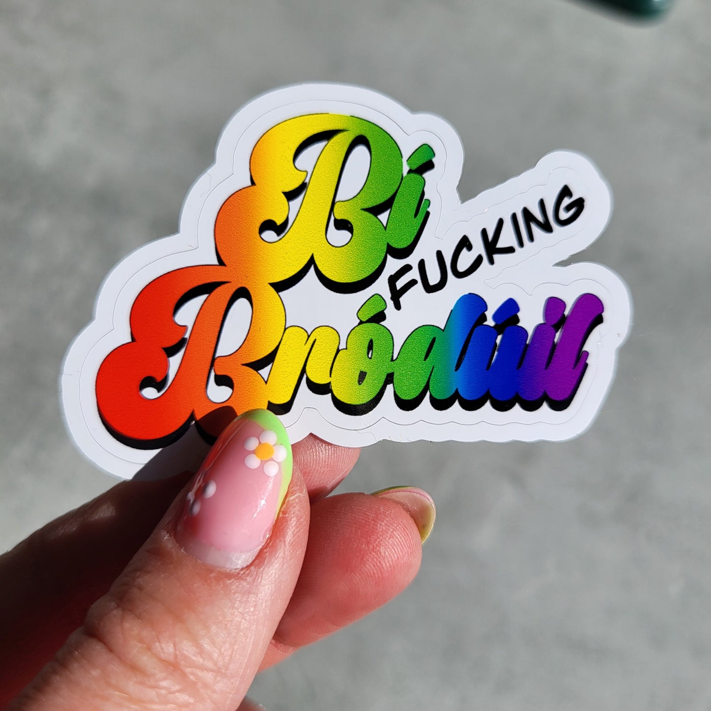 Bródúil sticker