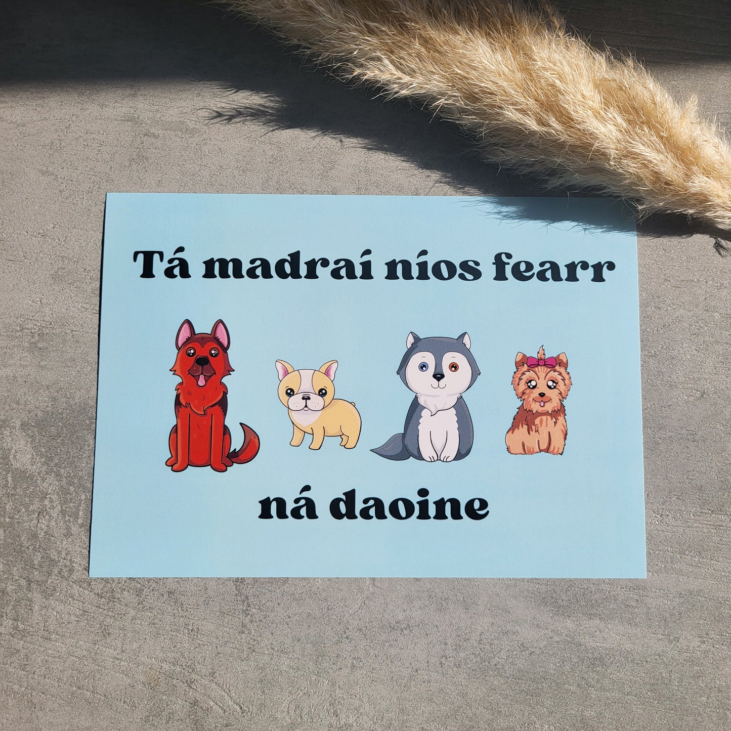Madraí níos fearr print