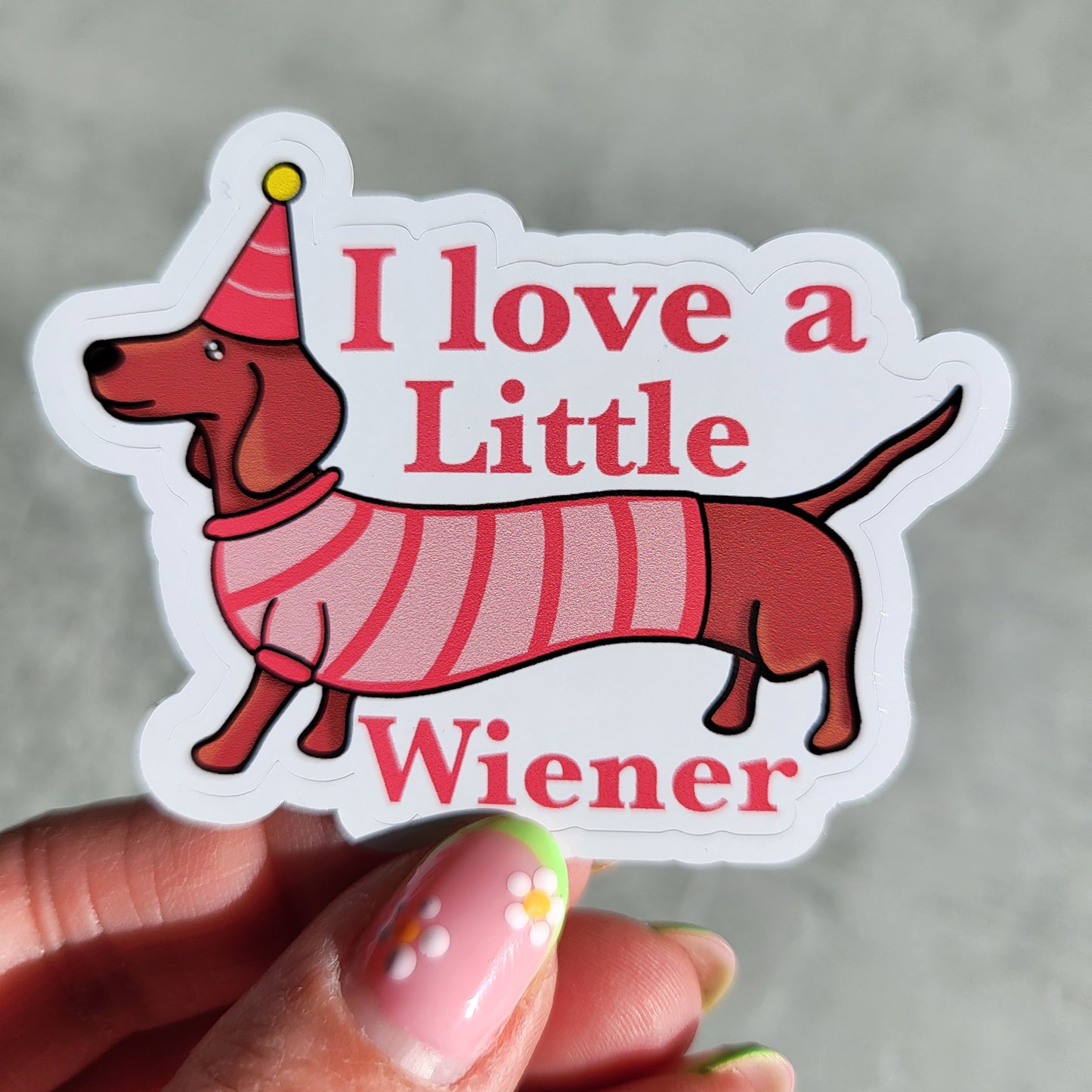 Wiener sticker