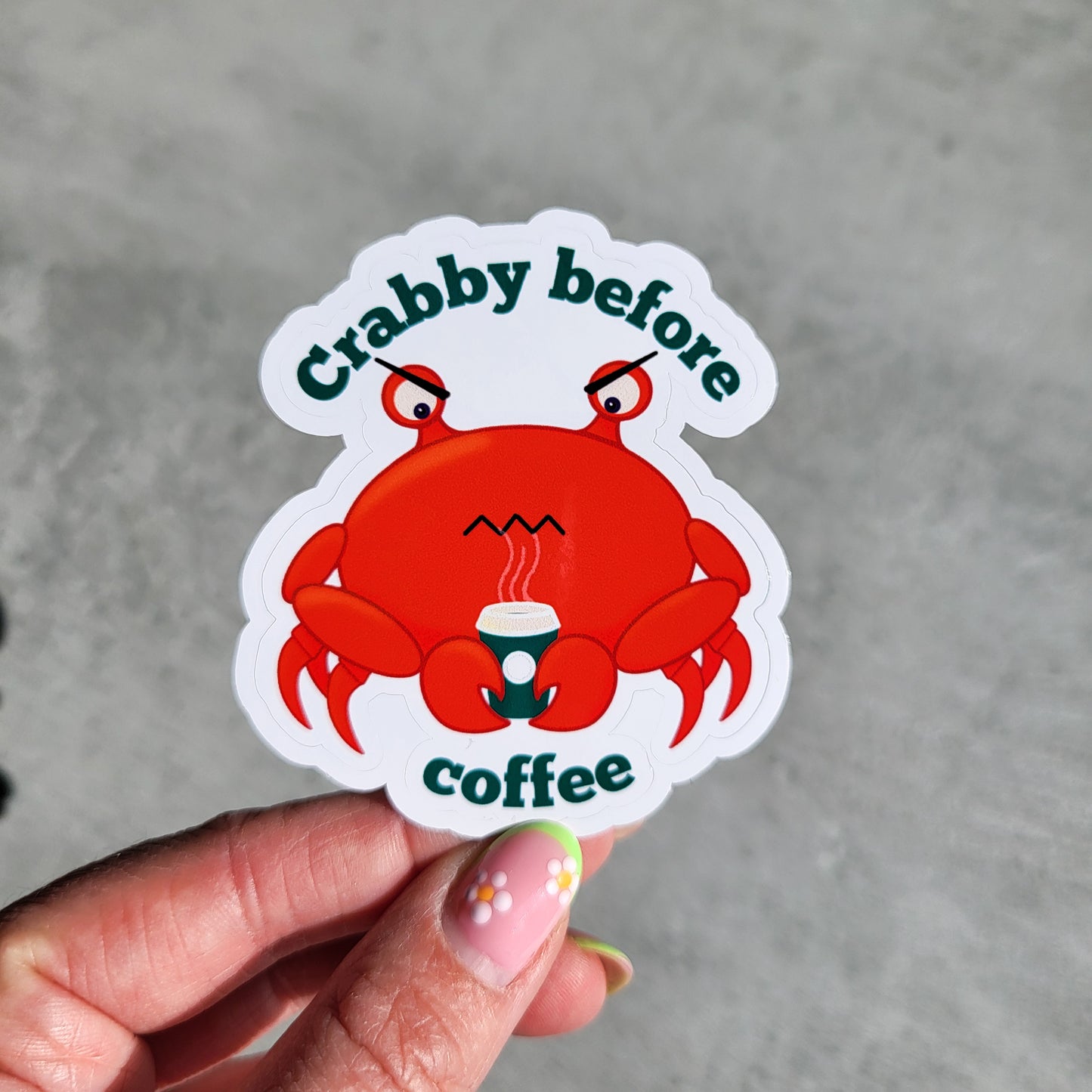Crabby sticker