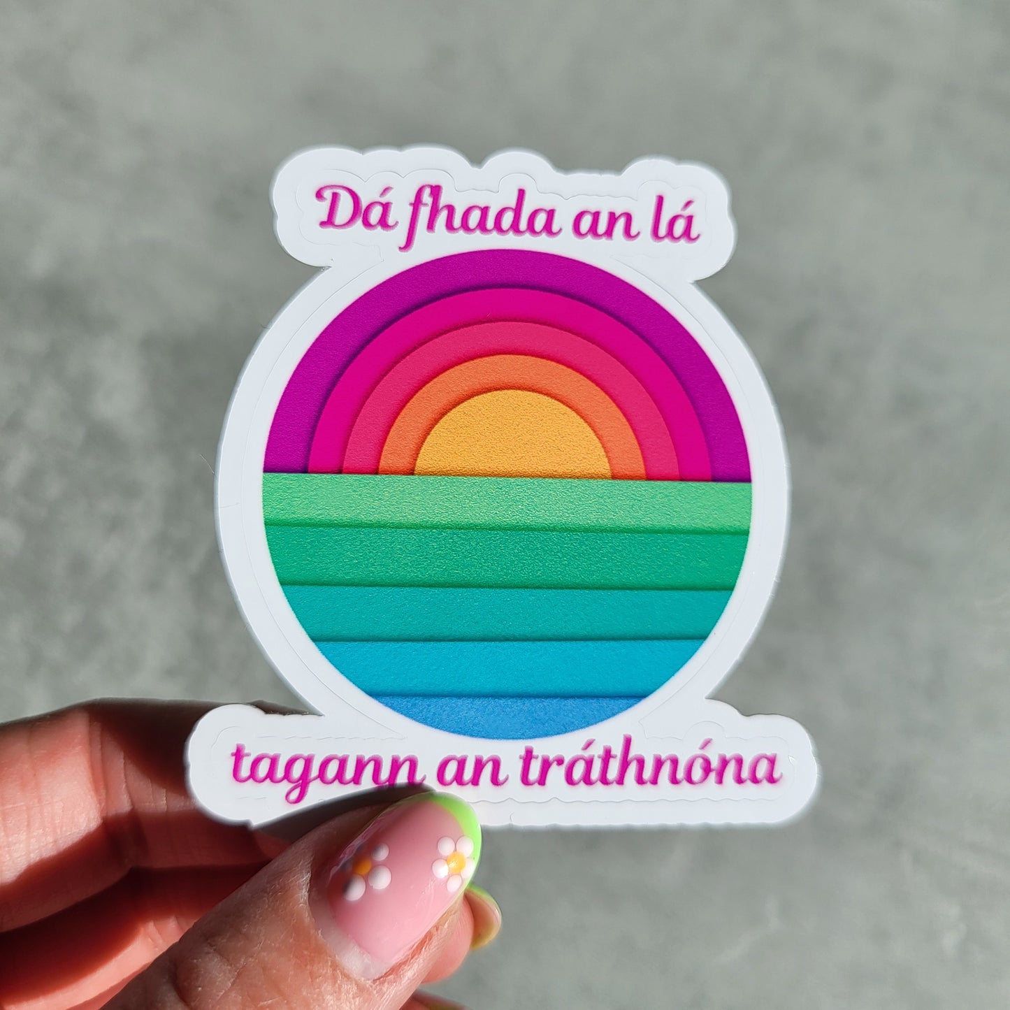 Dá fhada an lá sticker