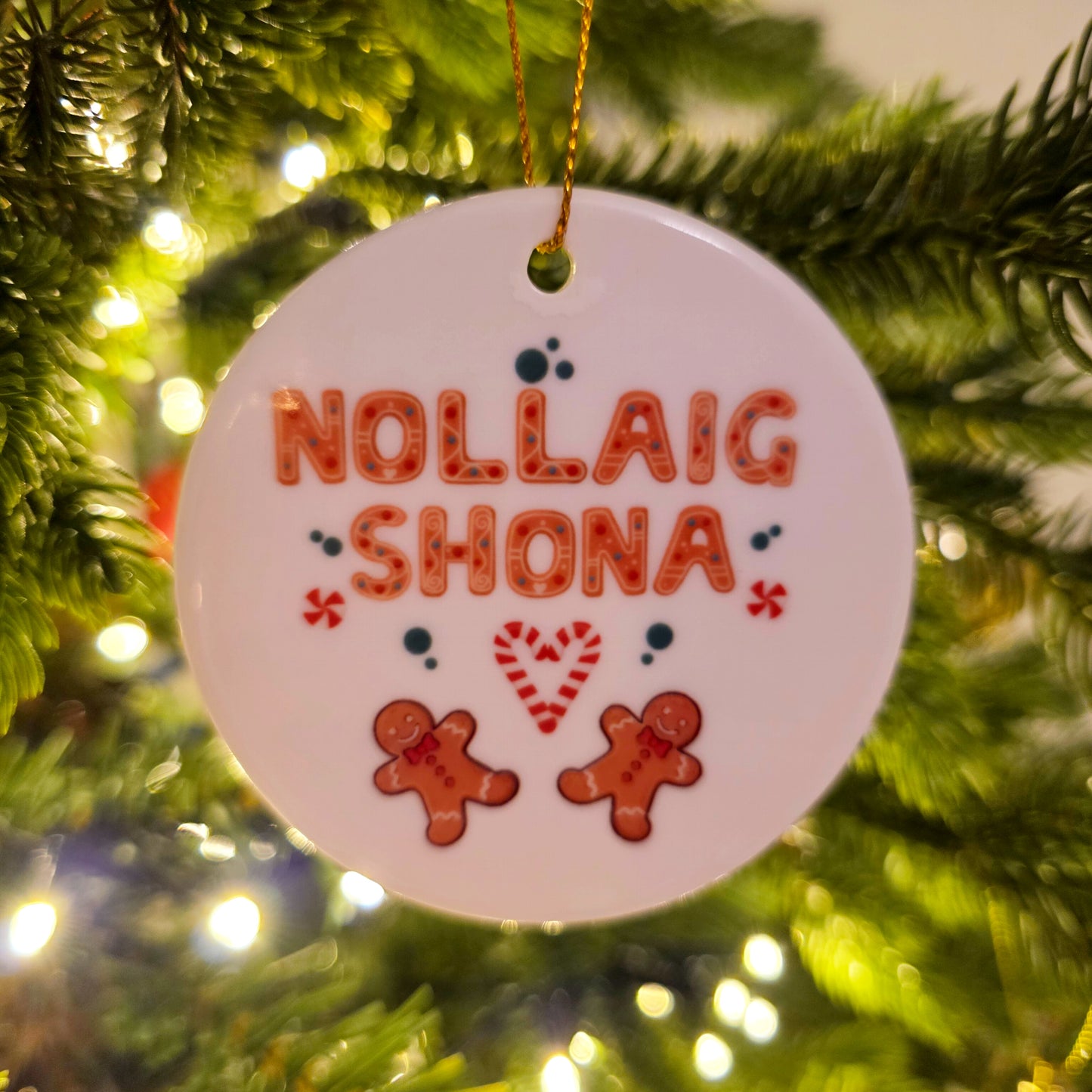 Gingerbread Nollaig Shona decoration