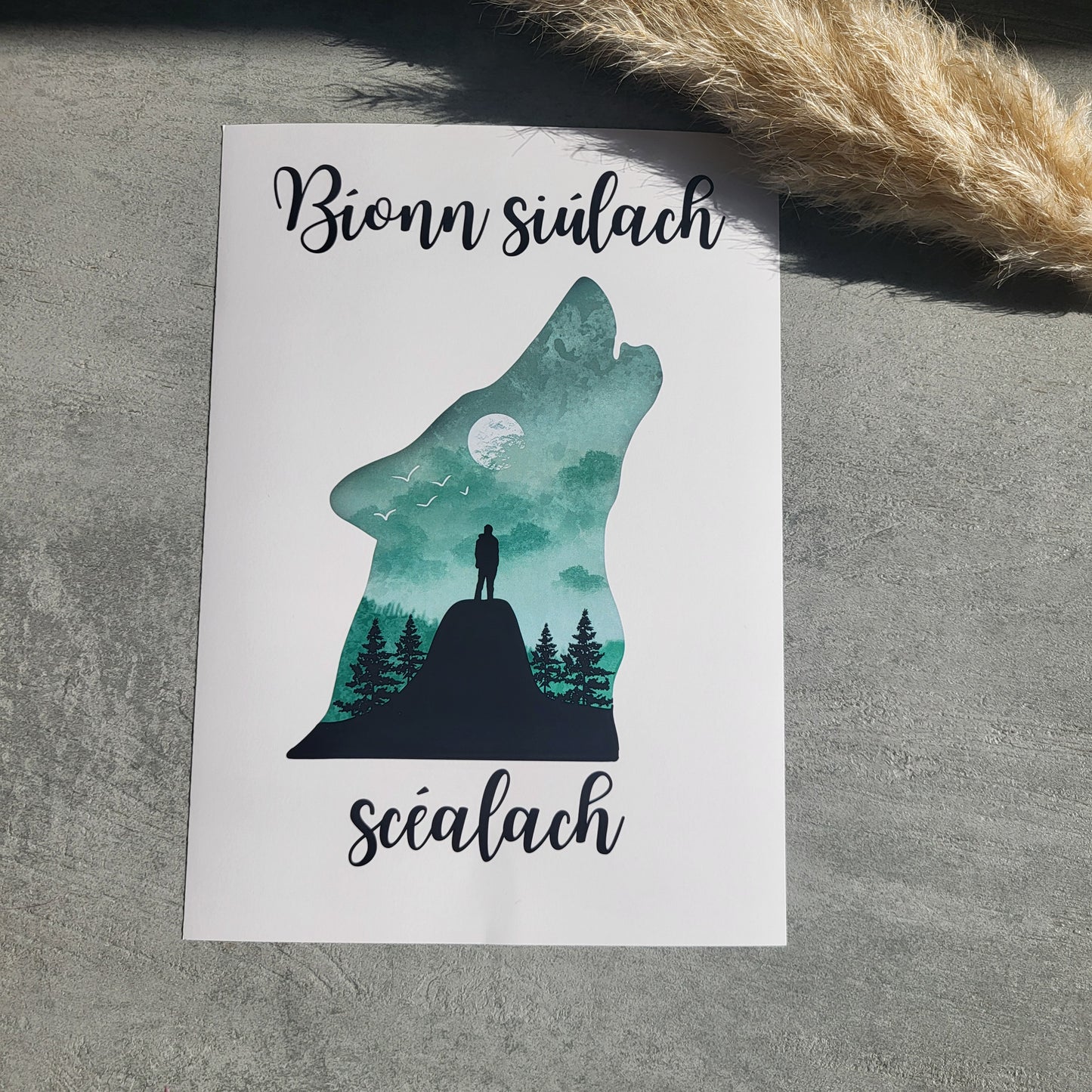 Bíonn Siúlach Scéalach print