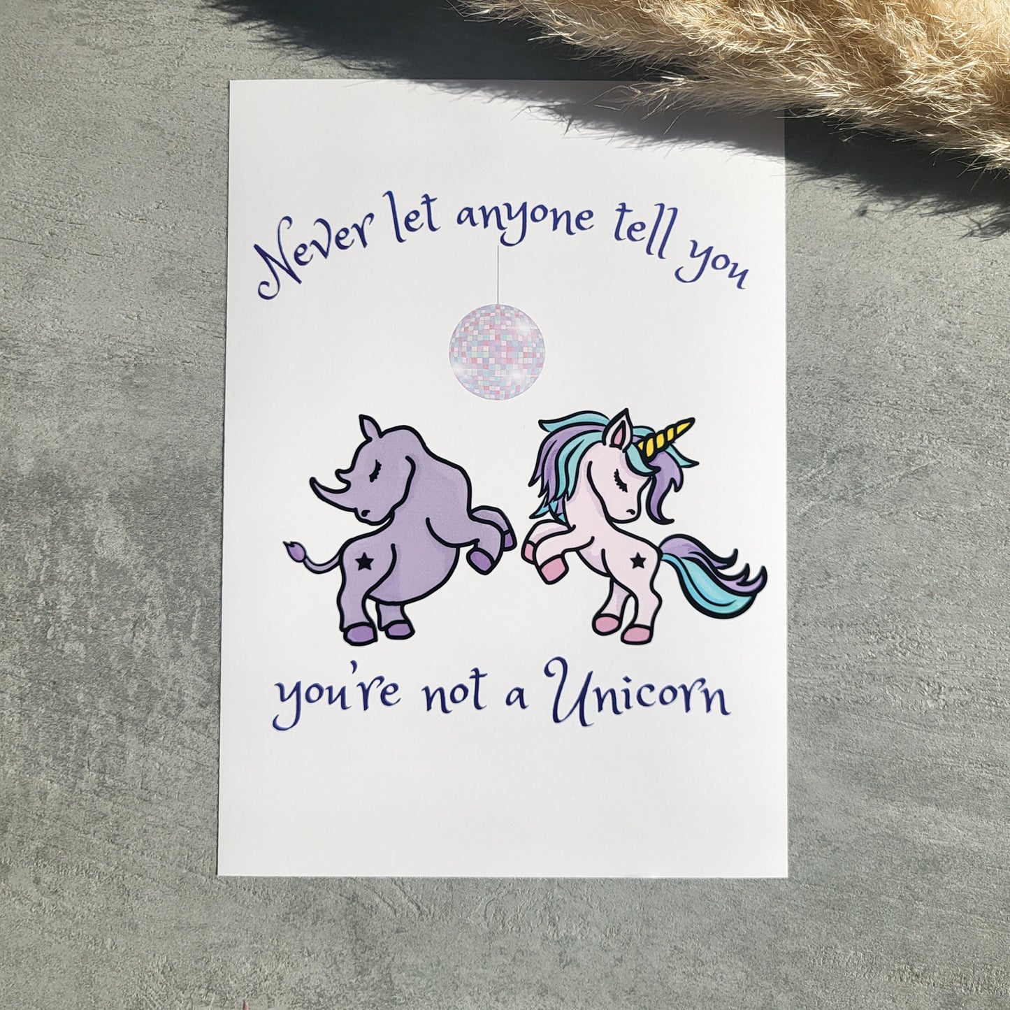 Unicorn print