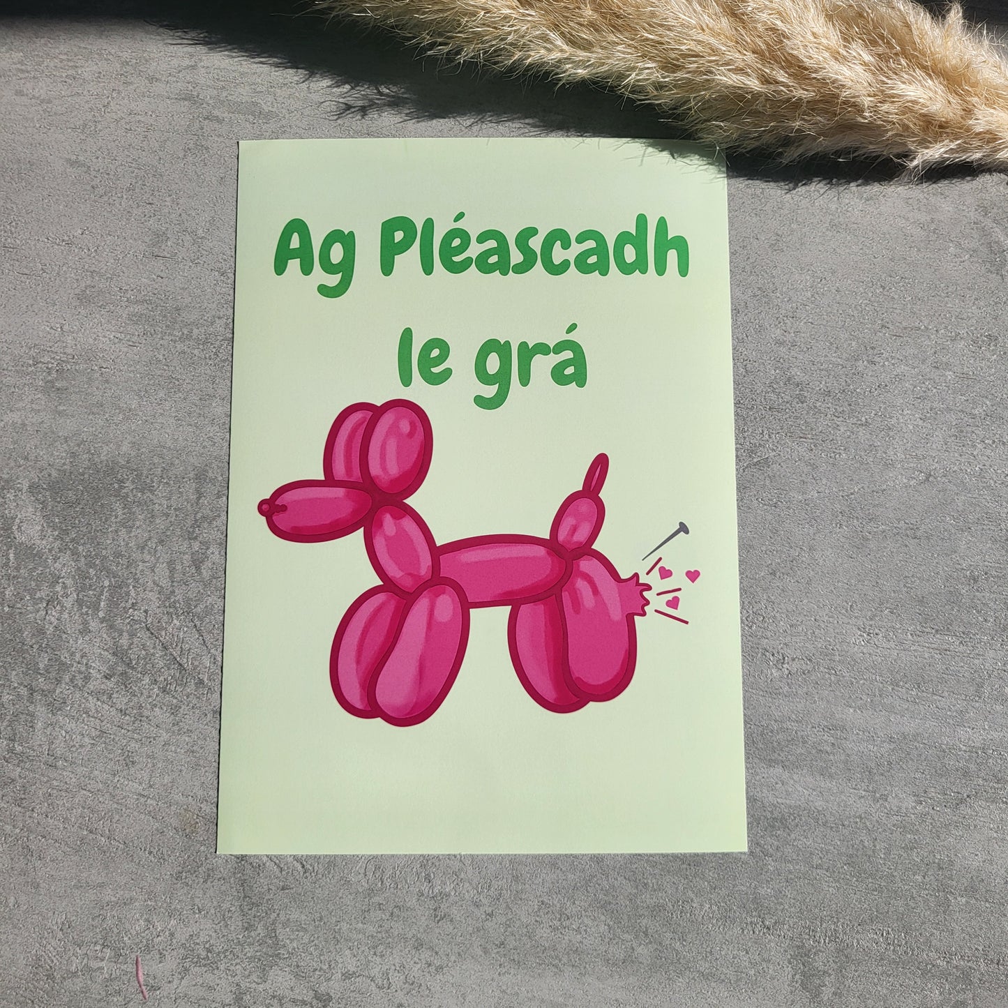 Ag Pléascadh le grá print