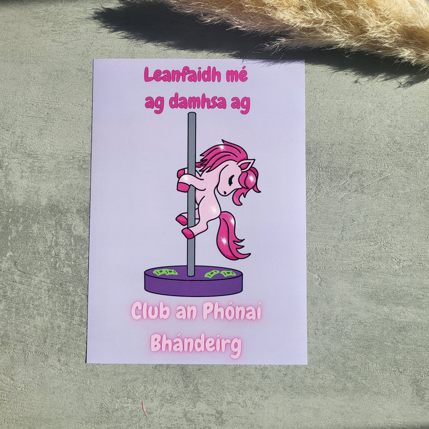 Club an Phonaí Bhandeirg print