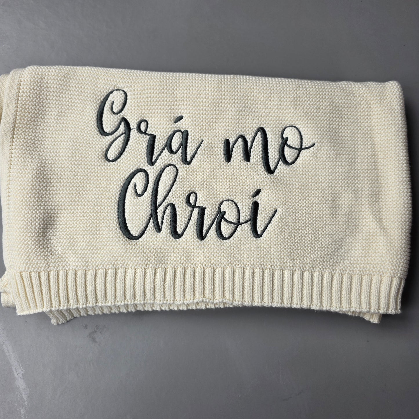 Grá mo Chroí baby blanket