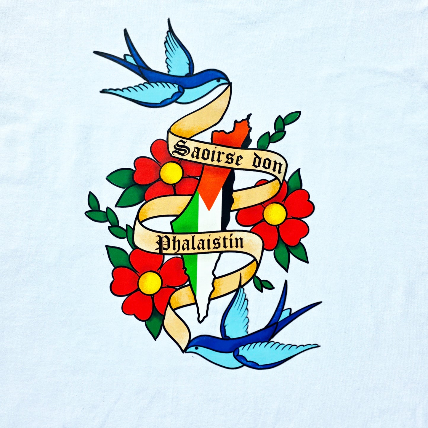 Saoirse don Phalaistín t-shirt
