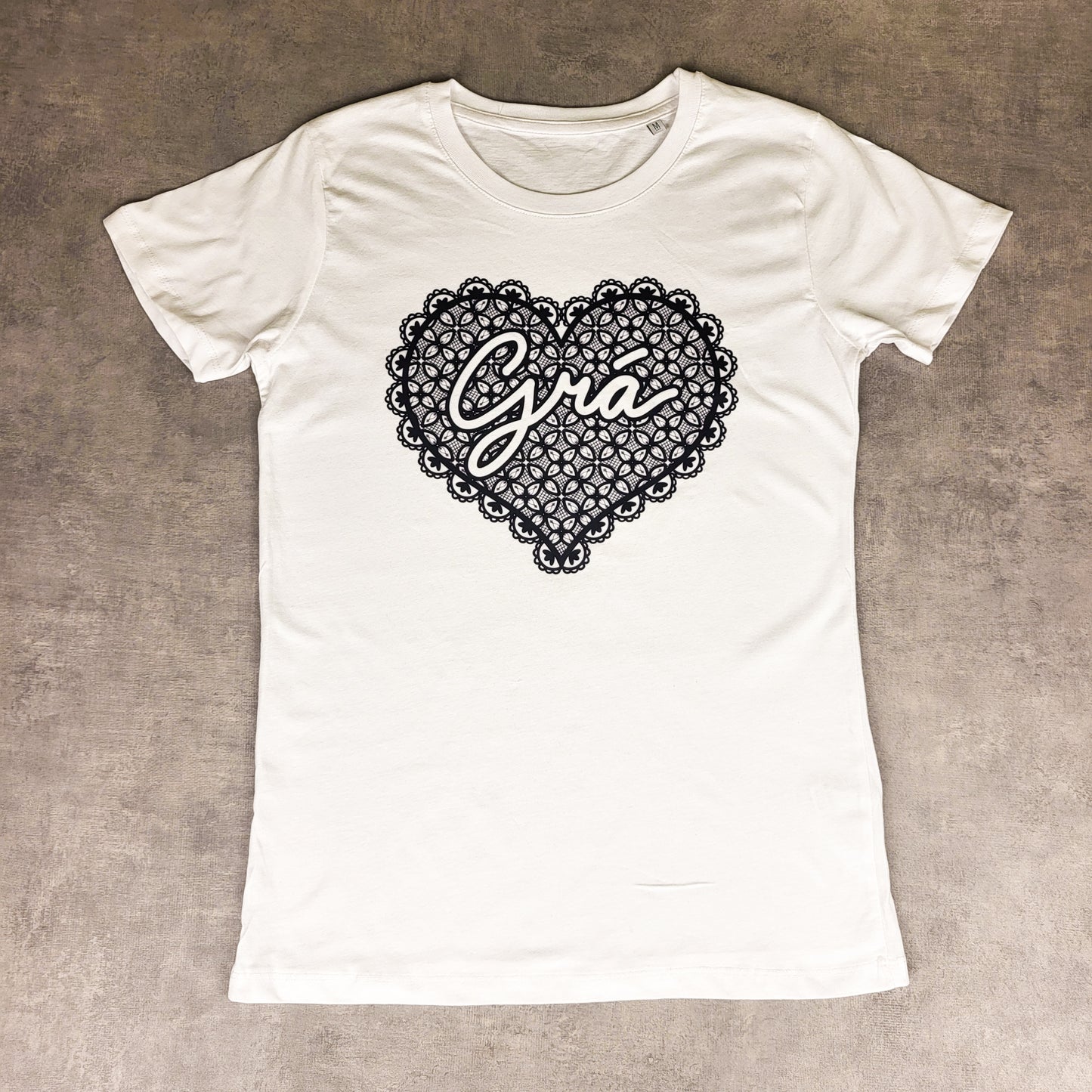 Grá lace t-shirt