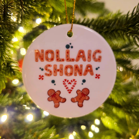 Gingerbread Nollaig Shona decoration