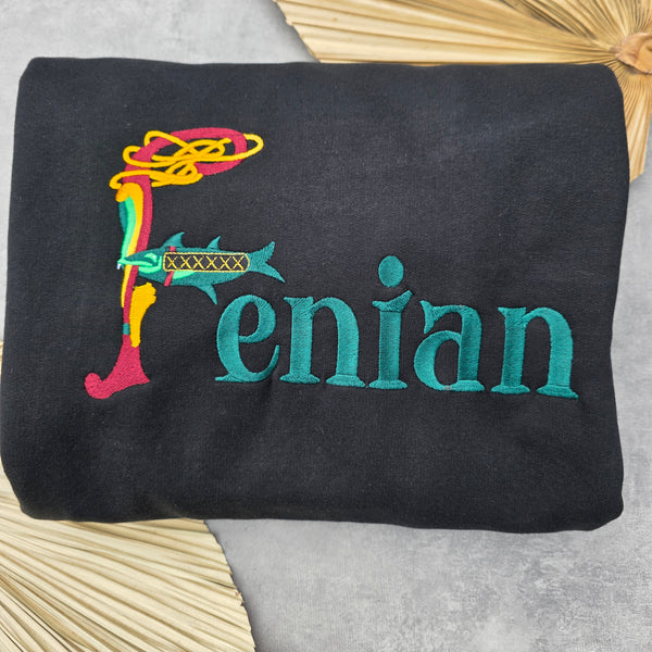 Fenian Embroidered Hoodie