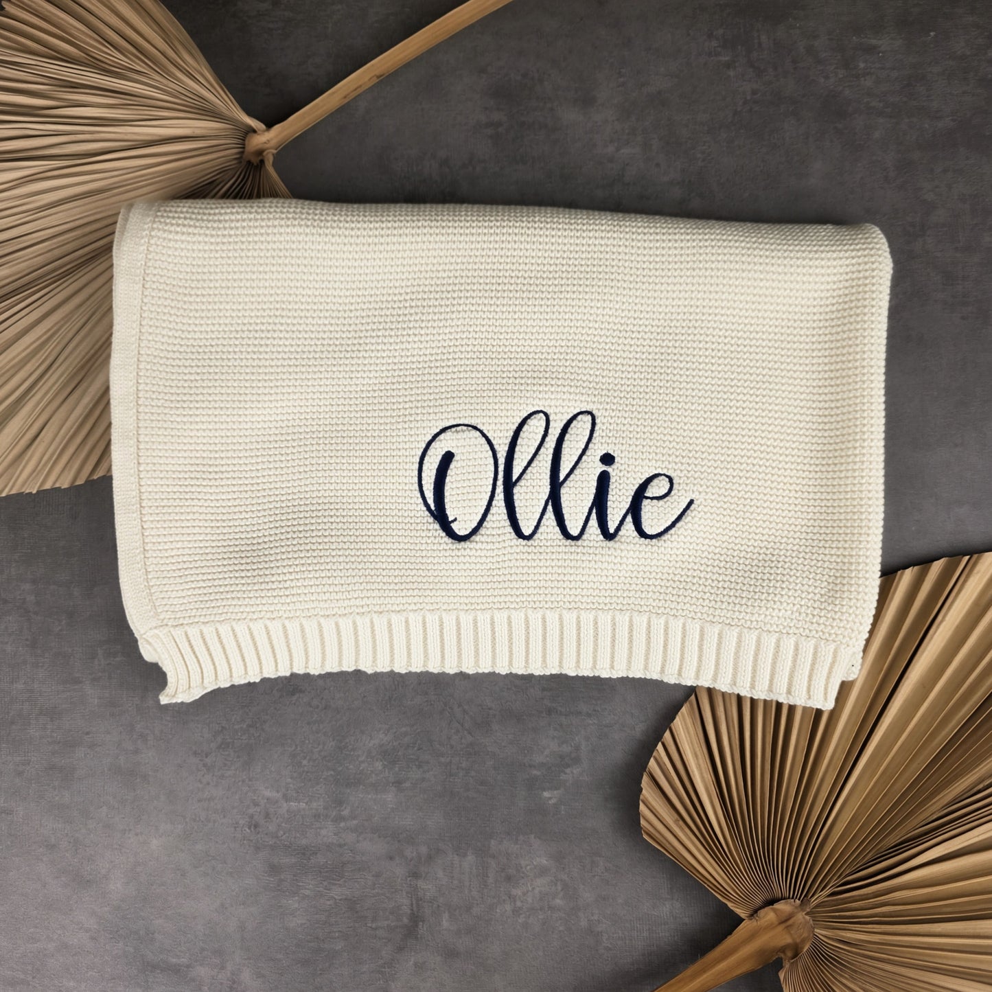 Personalised baby blanket